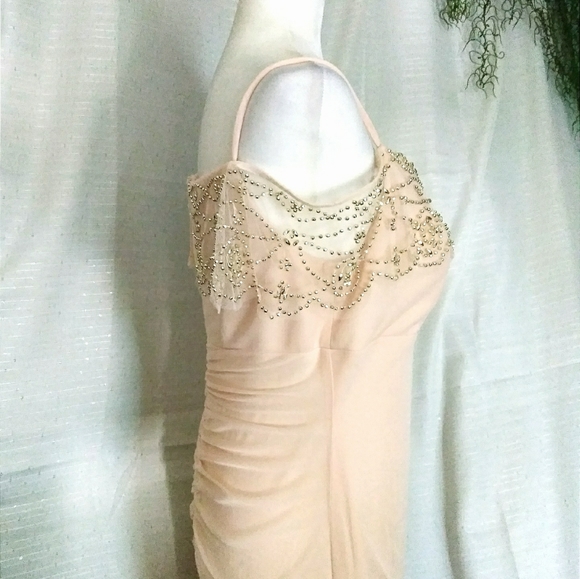 Elegant Pale Pink Formal Party Guest Wedding Dress👰💍 - Picture 3 of 13